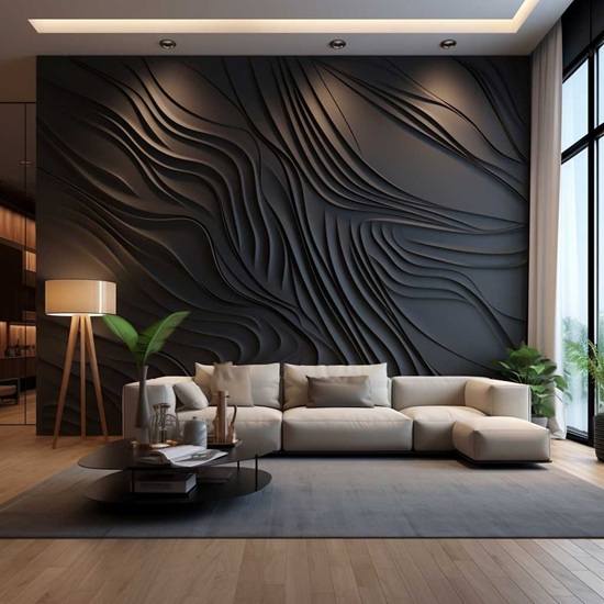 modern 3d wall panel dubai